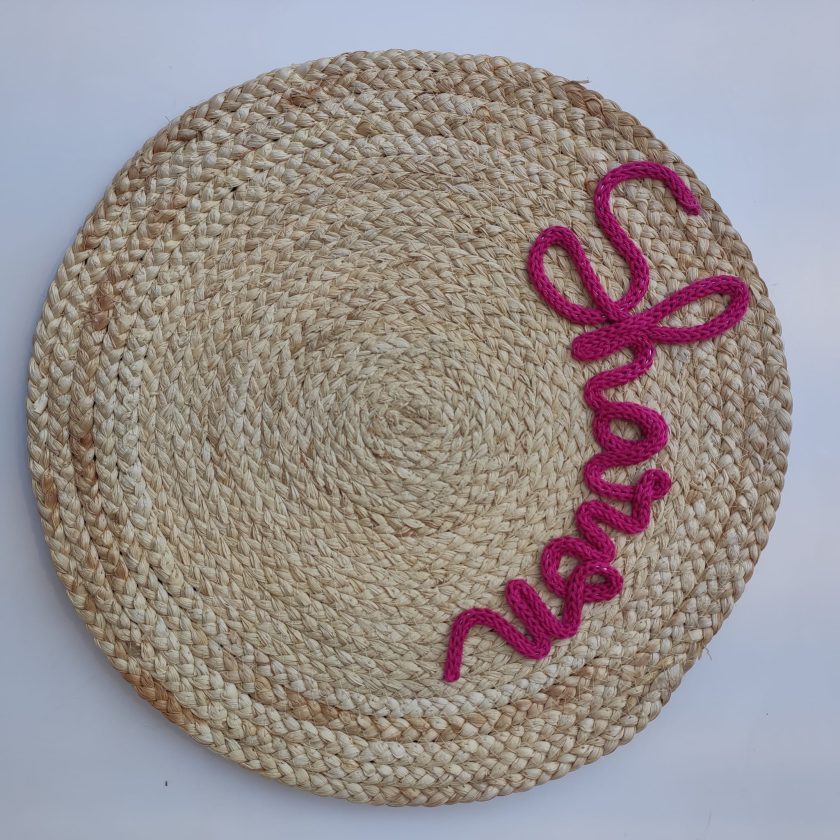 Tovagliette in Paglietta Personalizzata